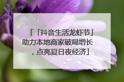 「抖音生活龙虾节」助力本地商家破局增长，点亮夏日夜经济