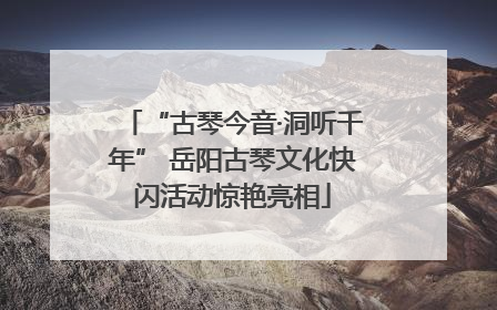 “古琴今音·洞听千年” 岳阳古琴文化快闪活动惊艳亮相