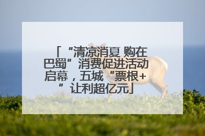 “清凉消夏 购在巴蜀”消费促进活动启幕，五城“票根+”让利超亿元