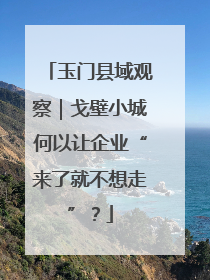 玉门县域观察｜戈壁小城何以让企业“来了就不想走”？