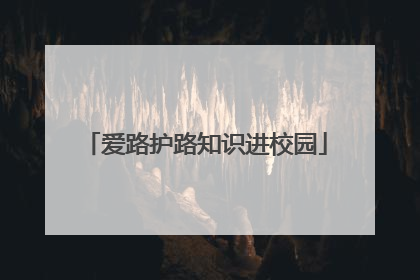 爱路护路知识进校园