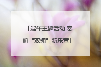 端午主题活动 奏响“双拥”新乐章