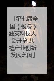 第七届全国（杨凌）油菜科技大会开幕 共绘产业创新发展蓝图