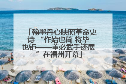 翰墨丹心映照革命史诗 “作始也简 将毕也钜——董必武手迹展”在福州开幕