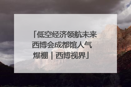低空经济领航未来 西博会成都馆人气爆棚｜西博视界