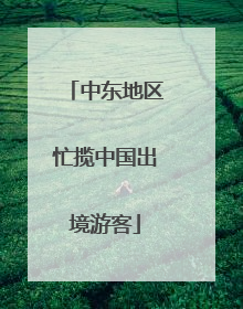中东地区忙揽中国出境游客