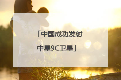 中国成功发射中星9C卫星