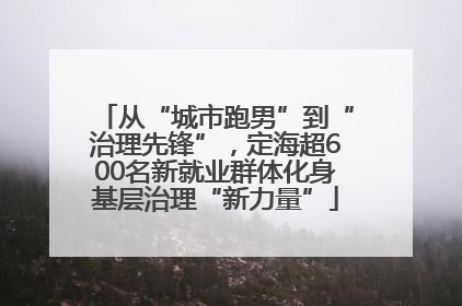 从“城市跑男”到“治理先锋”，定海超600名新就业群体化身基层治理“新力量”
