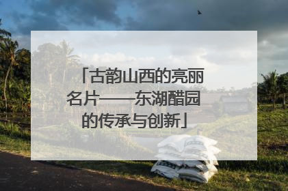 古韵山西的亮丽名片——东湖醋园的传承与创新