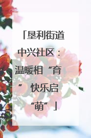 垦利街道中兴社区：温暖相“育” 快乐启“萌”