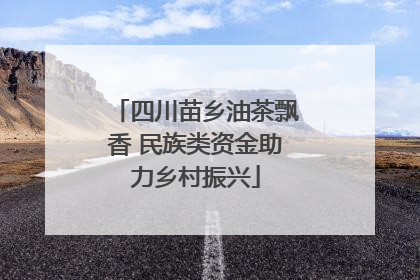 四川苗乡油茶飘香 民族类资金助力乡村振兴