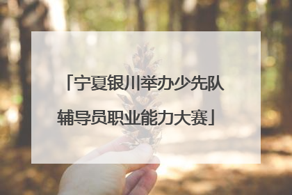 宁夏银川举办少先队辅导员职业能力大赛