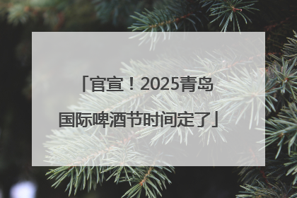 官宣！2025青岛国际啤酒节时间定了