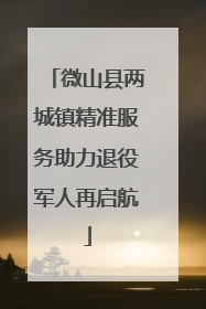微山县两城镇精准服务助力退役军人再启航