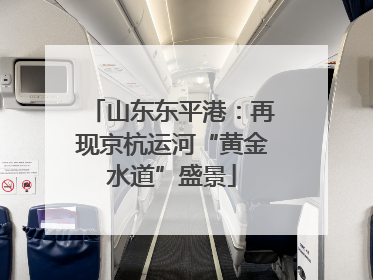 山东东平港：再现京杭运河“黄金水道”盛景