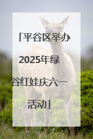 平谷区举办2025年绿谷红娃庆六一活动