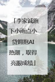 李家诚旗下小雨点小贷拥抱AI热潮，取得亮眼成绩