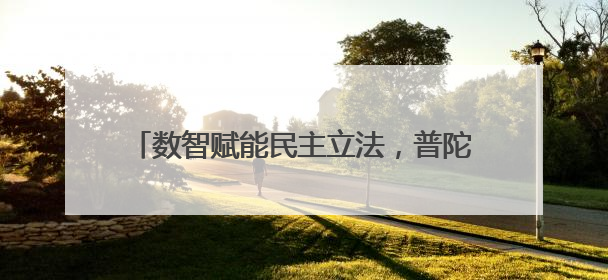 数智赋能民主立法，普陀区举行“曹杨立法民意直通车”网络平台工作推进会
