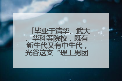 毕业于清华、武大、华科等院校，既有新生代又有中生代，光谷这支“理工男团”为何“出道”？