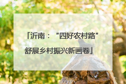 沂南：“四好农村路”舒展乡村振兴新画卷