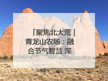 聚焦北大荒｜青龙山农场：融合节气智慧 深耕安全沃土