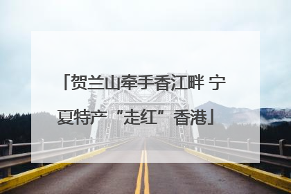 贺兰山牵手香江畔 宁夏特产“走红”香港