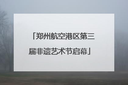 郑州航空港区第三届非遗艺术节启幕