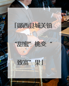 郧西县城关镇“甜蜜”桃变“致富”果