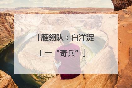 雁翎队：白洋淀上一“奇兵”