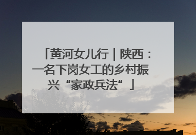黄河女儿行｜陕西：一名下岗女工的乡村振兴“家政兵法”