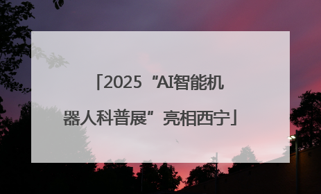 2025“AI智能机器人科普展”亮相西宁