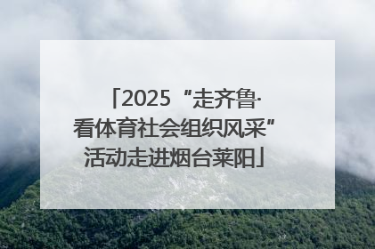 2025“走齐鲁·看体育社会组织风采”活动走进烟台莱阳
