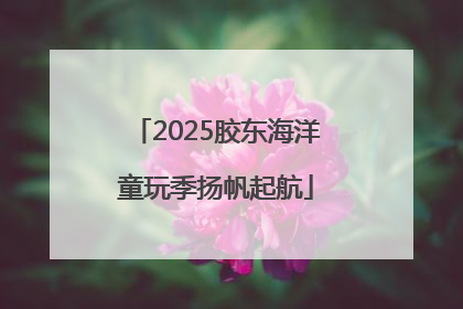 2025胶东海洋童玩季扬帆起航