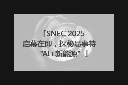 SNEC 2025启幕在即，探秘易事特“AI+新能源”